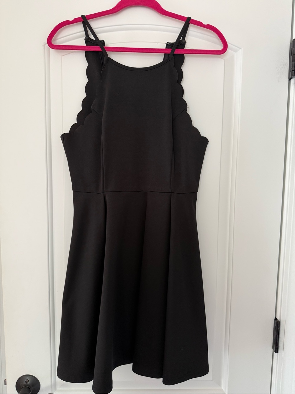 She + Sky Black Garment with Light Mint Brand Tag